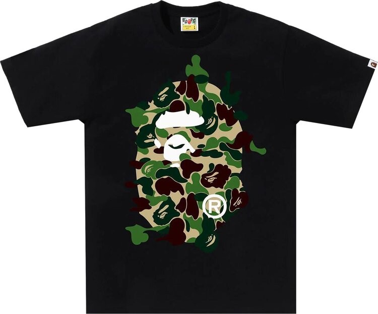 Футболка BAPE ABC Camo Ape Head 'Black/Green', черный
Футболка BAPE ABC Camo Ape Head 'Black/Green', черный