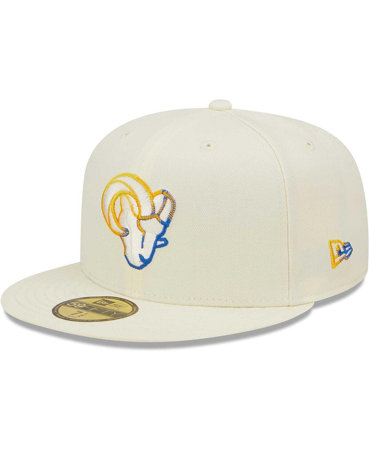 Мужская кремовая приталенная шляпа Los Angeles Rams Chrome Color Dim 59FIFTY New Era
Мужская кремовая приталенная шляпа Los Angeles Rams Chrome Color Dim 59FIFTY New Era