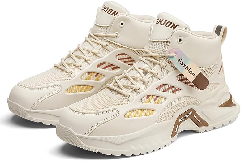 Высокие спортивные кроссовки из сетки, белые беговые обувь с дышащим верхом, стелькой с мягкой амортизацией и резиновой подошвой для тренировок и повседневной носки Generic
Высокие спортивные кроссовки из сетки, белые беговые обувь с дышащим верхом, стелькой с мягкой амортизацией и резиновой подошвой для тренировок и повседневной носки Generic