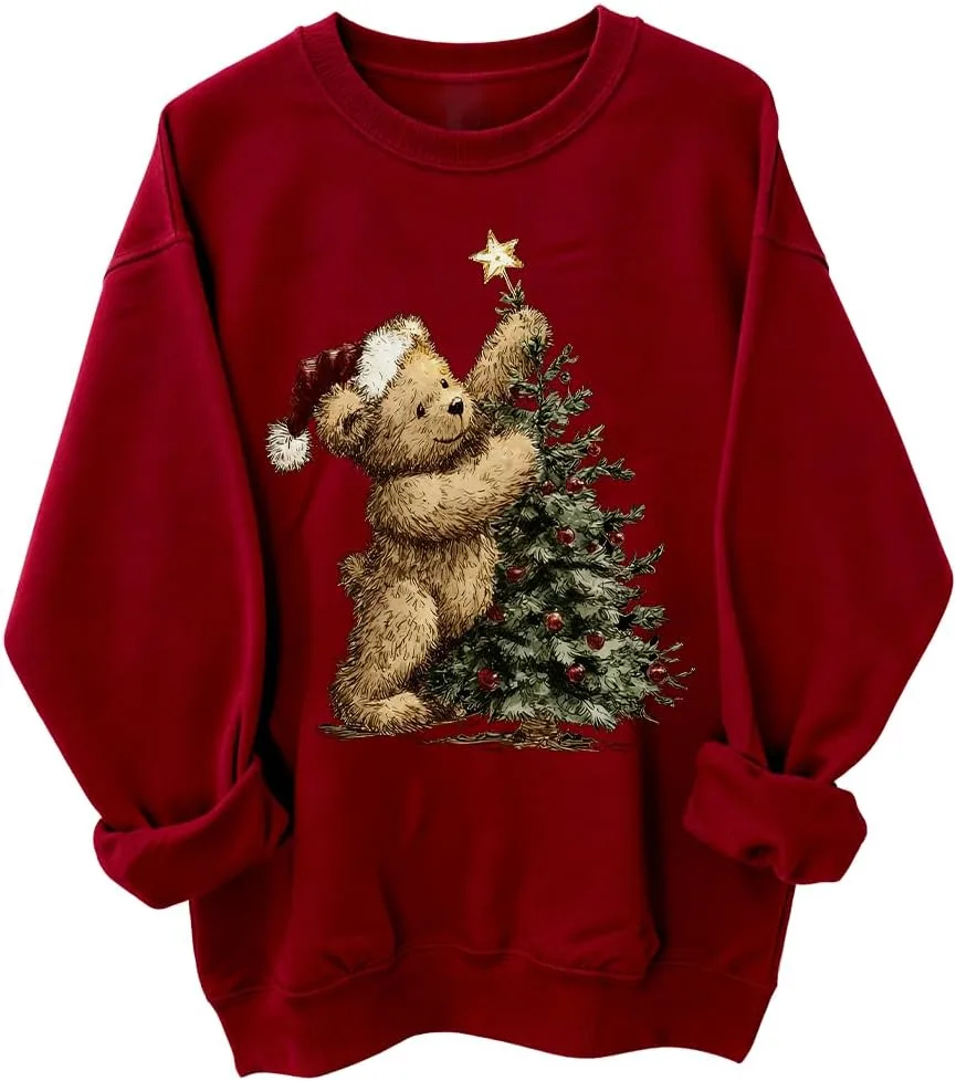 Свитшот с рождественской елкой и медведем woati
Свитшот с рождественской елкой и медведем woati