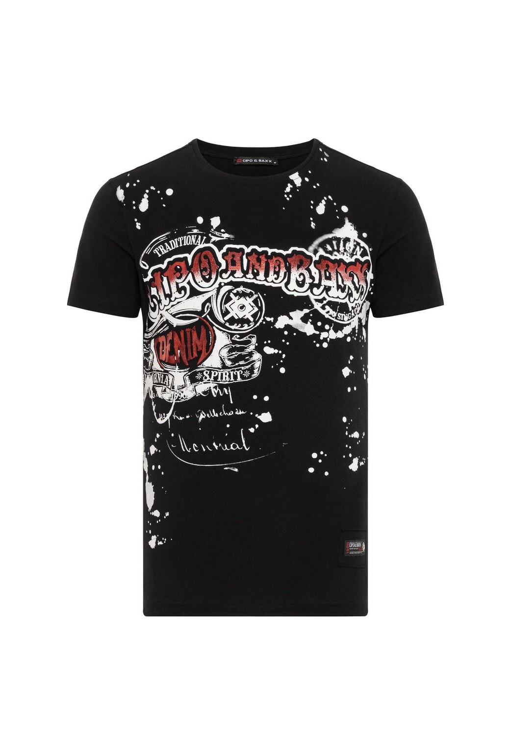Футболка с классным фирменным принтом CIPO & BAXX, черный
Футболка с классным фирменным принтом CIPO & BAXX, черный