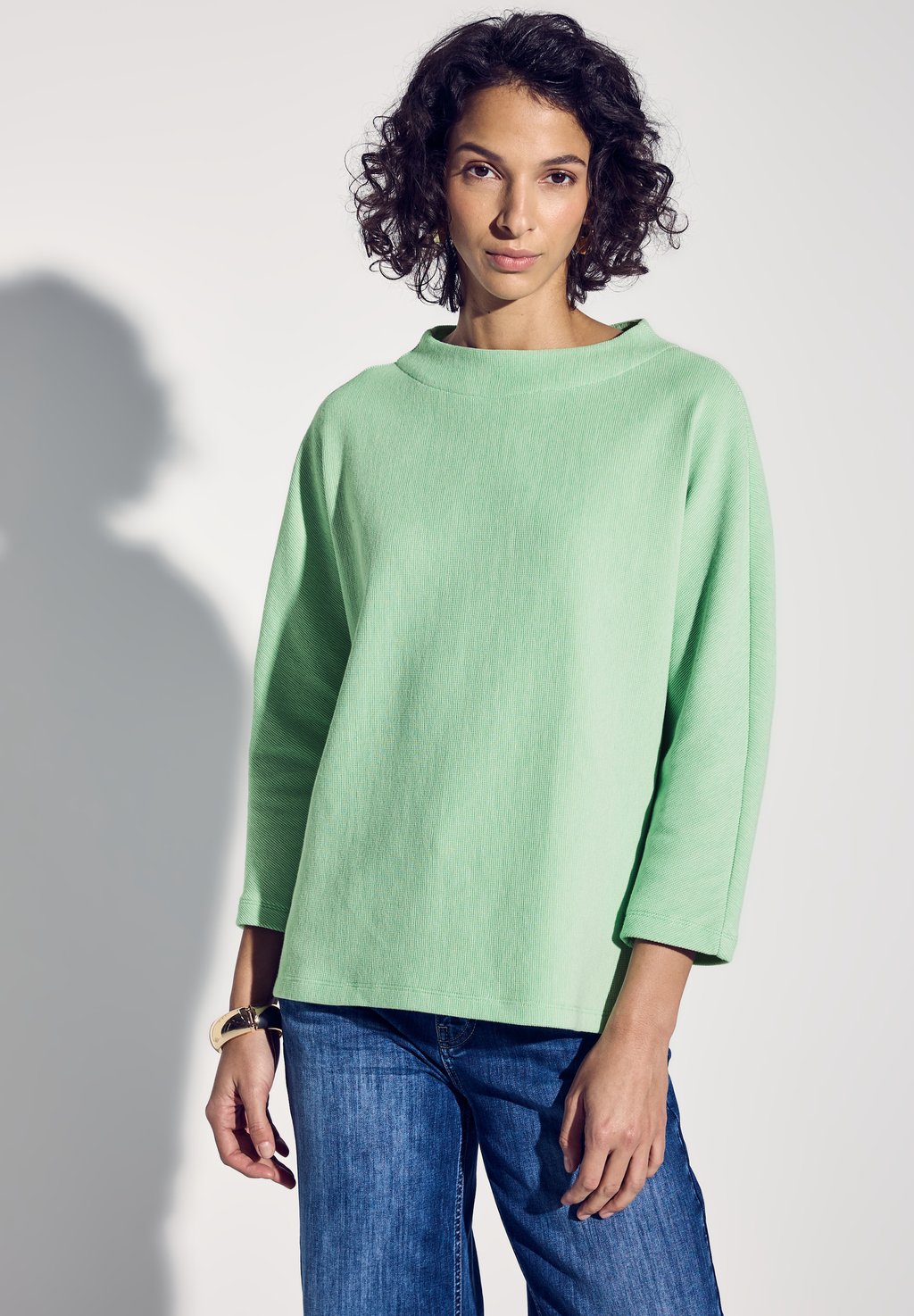 Топ с длинными рукавами Street One, зеленый
Топ с длинными рукавами Street One, зеленый