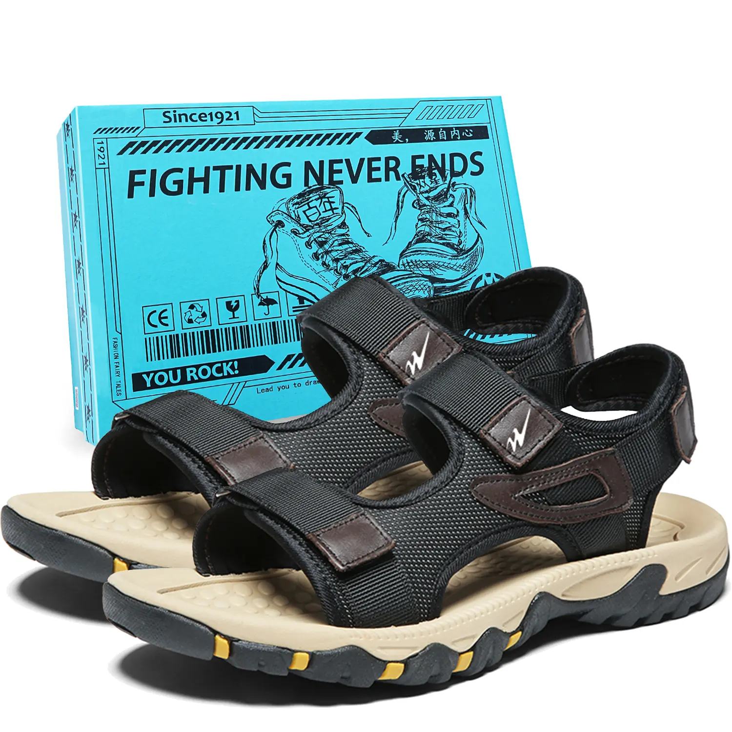 Пляжные сандалии мужские DOUBLE STAR 88, Black
Пляжные сандалии мужские DOUBLE STAR 88, Black