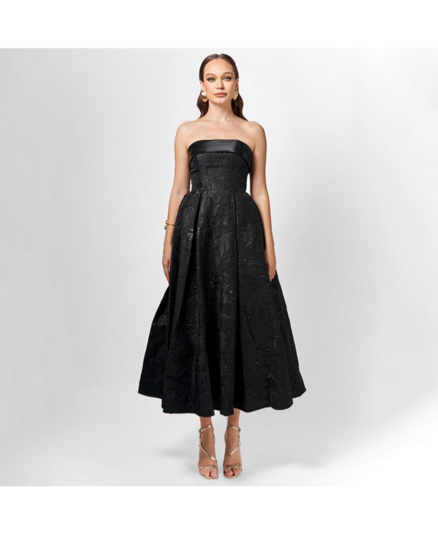 Женский миди-платье Alanna Jacquard A-силуэта BARIANO, Black
Женский миди-платье Alanna Jacquard A-силуэта BARIANO, Black