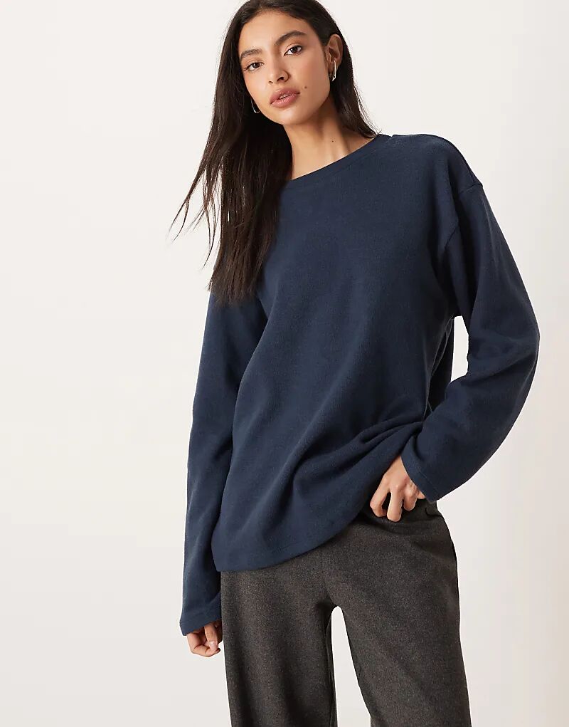Лонгслив ASOS DESIGN Supersoft с длинными рукавами, темно-синего цвета
Лонгслив ASOS DESIGN Supersoft с длинными рукавами, темно-синего цвета