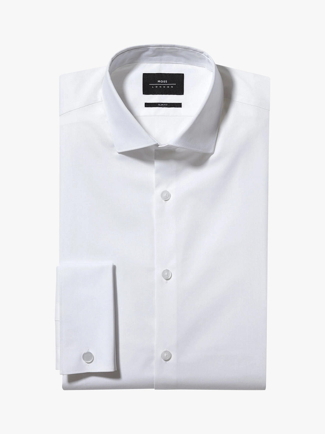 Рубашка приталенного кроя с двойными манжетами Moss 1851
Рубашка приталенного кроя с двойными манжетами Moss 1851