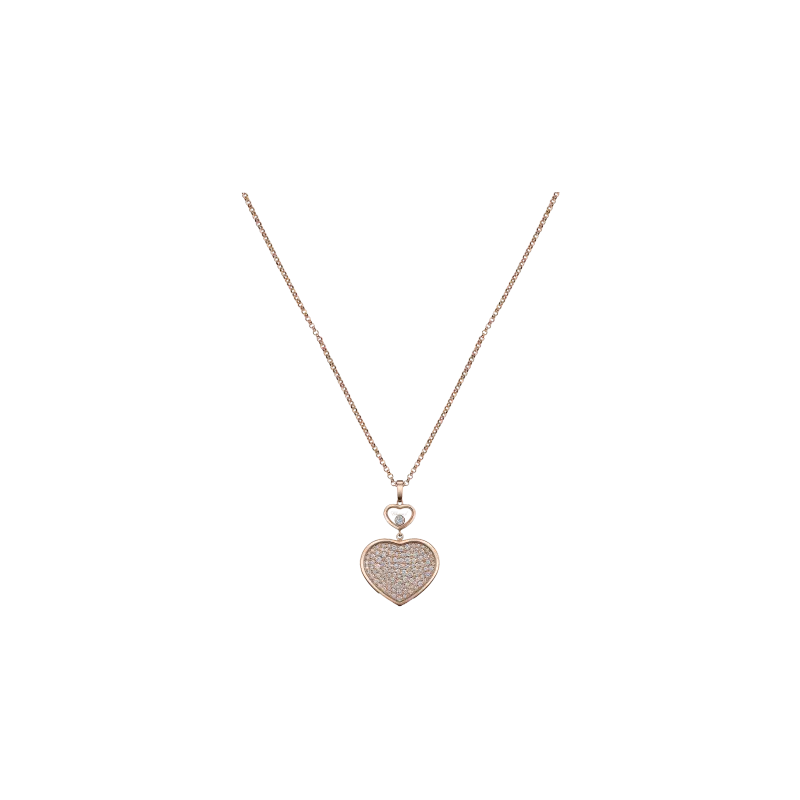 Chopard - подвеска с цепочкой happy hearts из этичного розового золота, бриллианты - 79a075-5901 CHOPARD
Chopard - подвеска с цепочкой happy hearts из этичного розового золота, бриллианты - 79a075-5901 CHOPARD