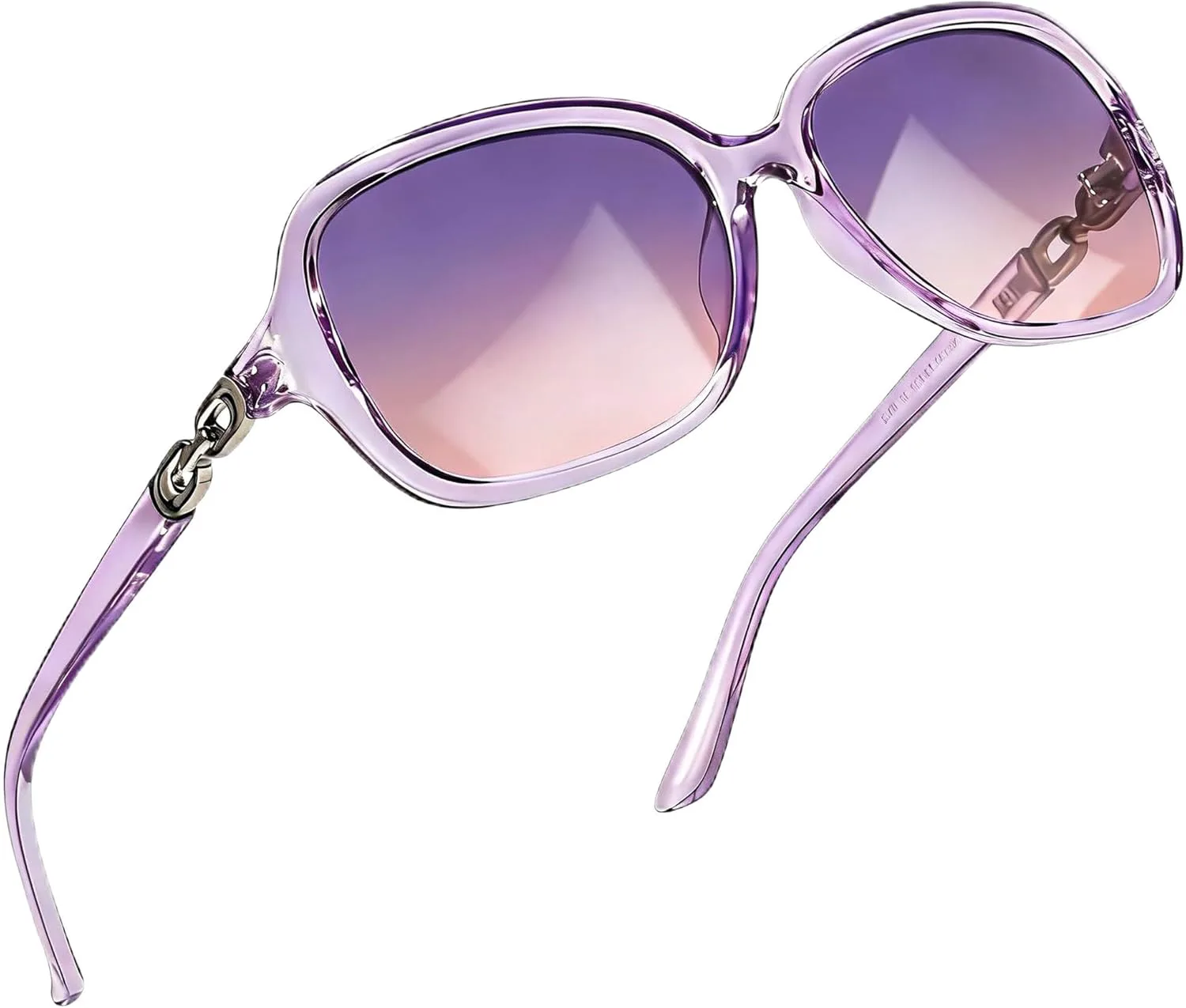 Женские поляризованные солнцезащитные очки SIPHEW - стильная квадратная оправа увеличенного размера с защитой от УФ-излучения, A01-purple Frame Purple Lens
Женские поляризованные солнцезащитные очки SIPHEW - стильная квадратная оправа увеличенного размера с защитой от УФ-излучения, A01-purple Frame Purple Lens