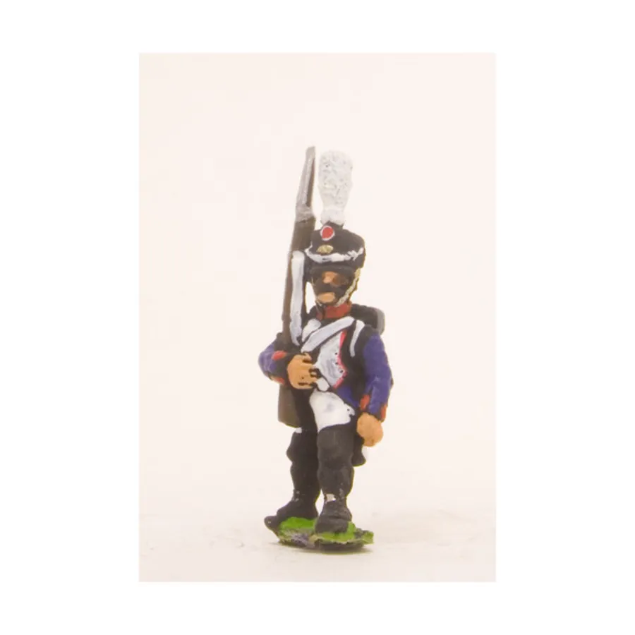 Линейная пехота в кивере – продвижение с мушкетом в вертикальном положении, Napoleonic Miniatures - France 1806-1812 (15mm)
Линейная пехота в кивере – продвижение с мушкетом в вертикальном положении, Napoleonic Miniatures - France 1806-1812 (15mm)