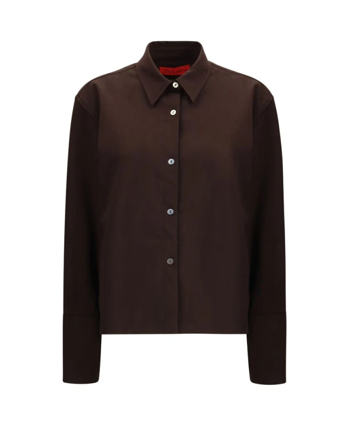 Классическая коричневая рубашка с воротником Thelatest, коричневый
Классическая коричневая рубашка с воротником Thelatest, коричневый