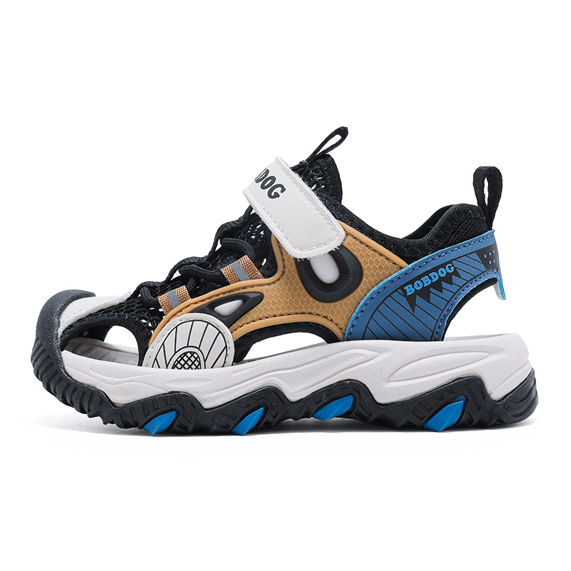 Детские сандалии с низким верхом, нескользящие и дышащие BOBDOG, черный/коричневый/оранжевый
Детские сандалии с низким верхом, нескользящие и дышащие BOBDOG, черный/коричневый/оранжевый