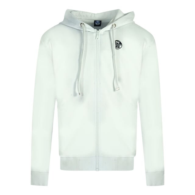 Худи на молнии с логотипом North Sails, белый
Худи на молнии с логотипом North Sails, белый