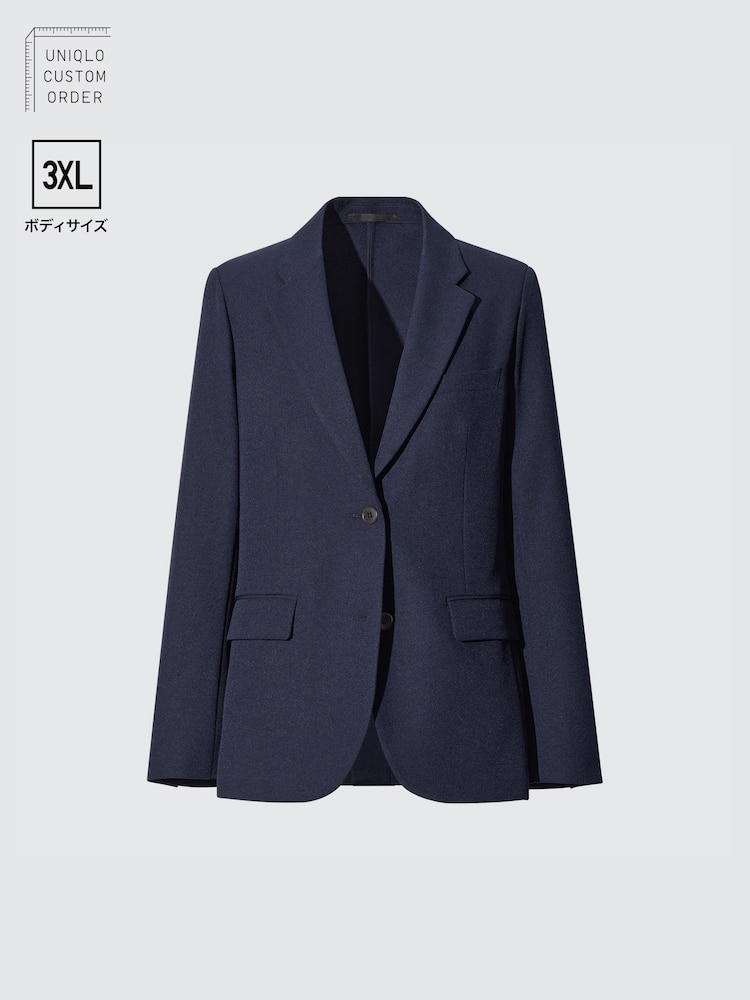 Пиджак kando Uniqlo, синий 
Пиджак kando Uniqlo, синий
