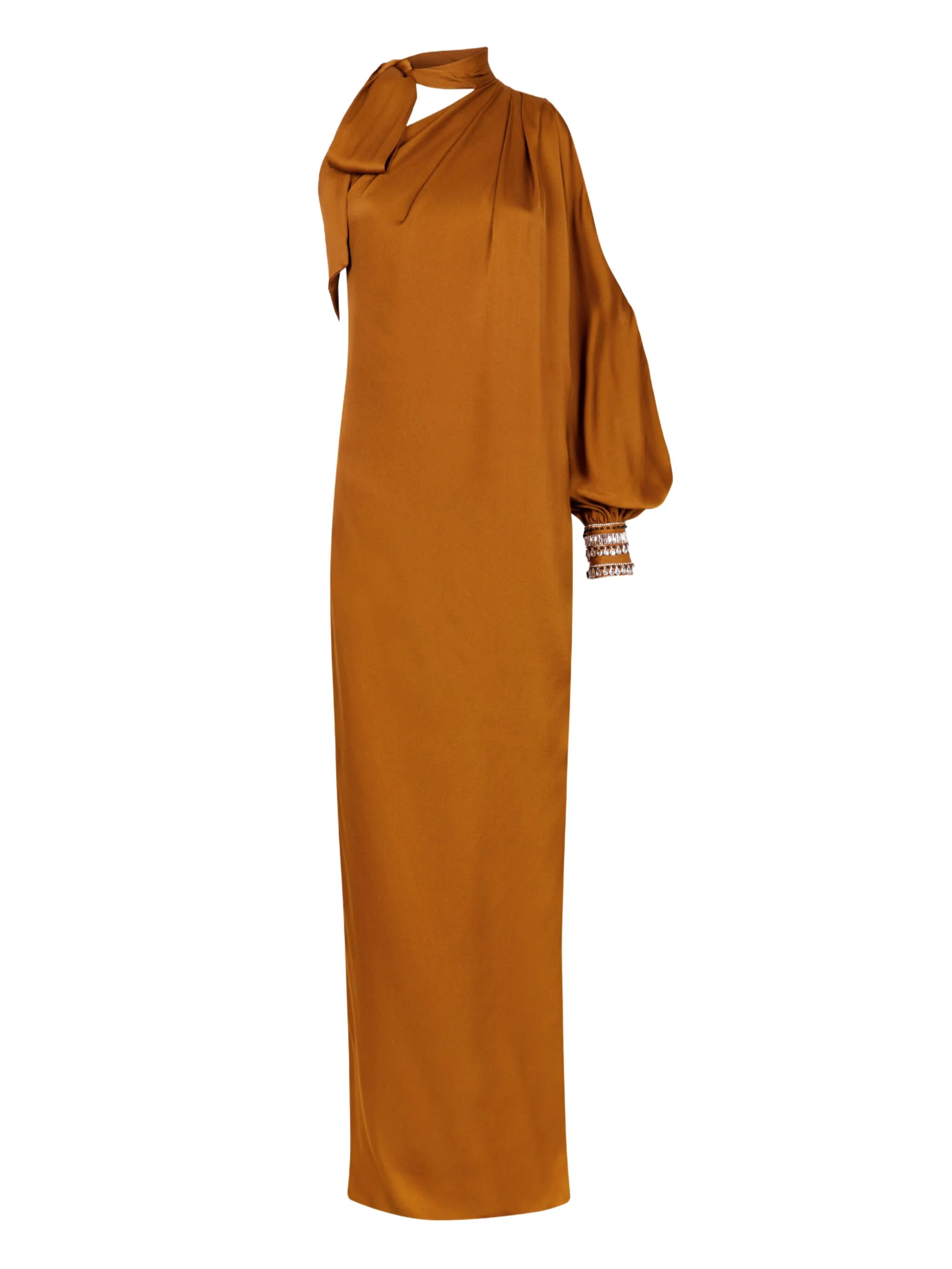 Платье Adalina на одно плечо с кристаллами Temperley London, коричневый
Платье Adalina на одно плечо с кристаллами Temperley London, коричневый