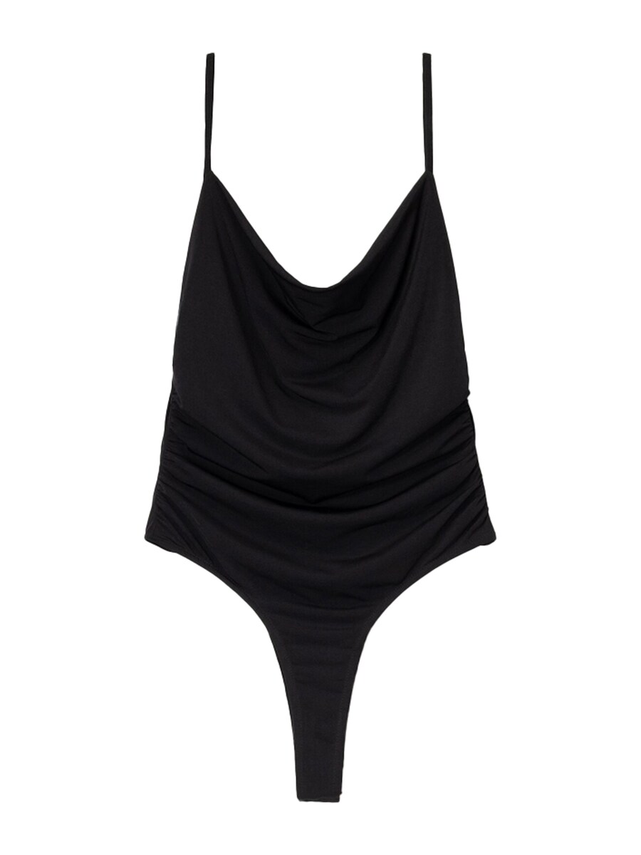 Рубашка-боди Bershka, черный
Рубашка-боди Bershka, черный