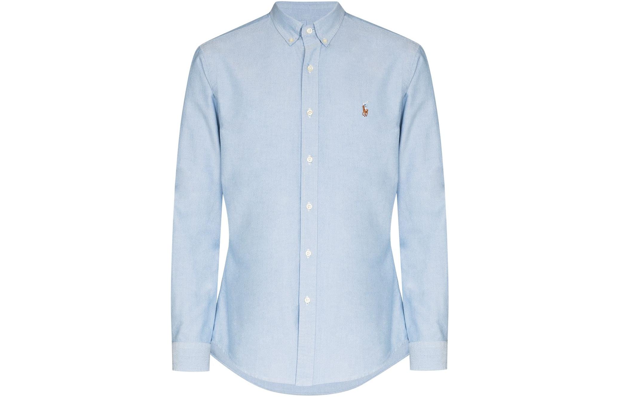 Классическая оксфордская рубашка Polo Ralph Lauren, синяя
Классическая оксфордская рубашка Polo Ralph Lauren, синяя