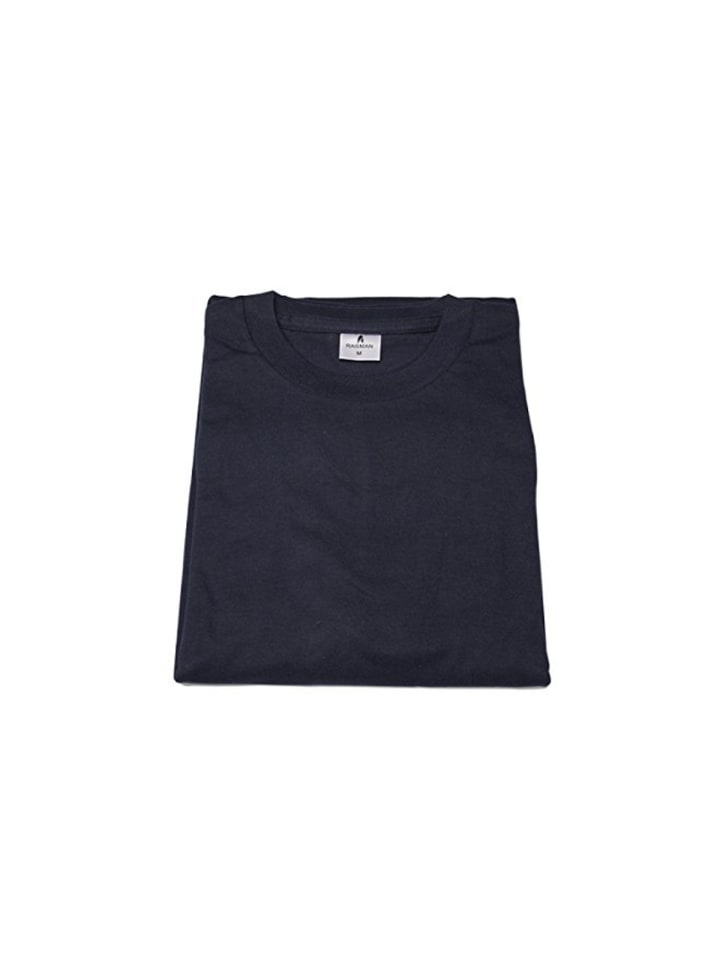 Мужская футболка с круглым вырезом темно-синего цвета Ragman
Мужская футболка с круглым вырезом темно-синего цвета Ragman