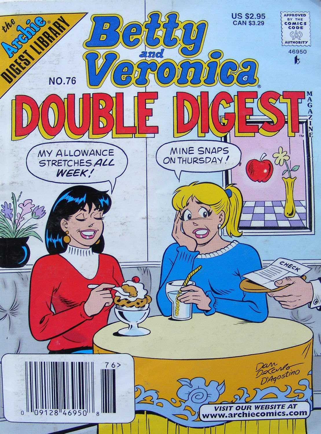 Betty and Veronica Double Digest No. 76 (The Archie Digest Library) (Archie Comic Publications, Inc.)
Betty and Veronica Double Digest No. 76 (The Archie Digest Library) (Archie Comic Publications, Inc.)