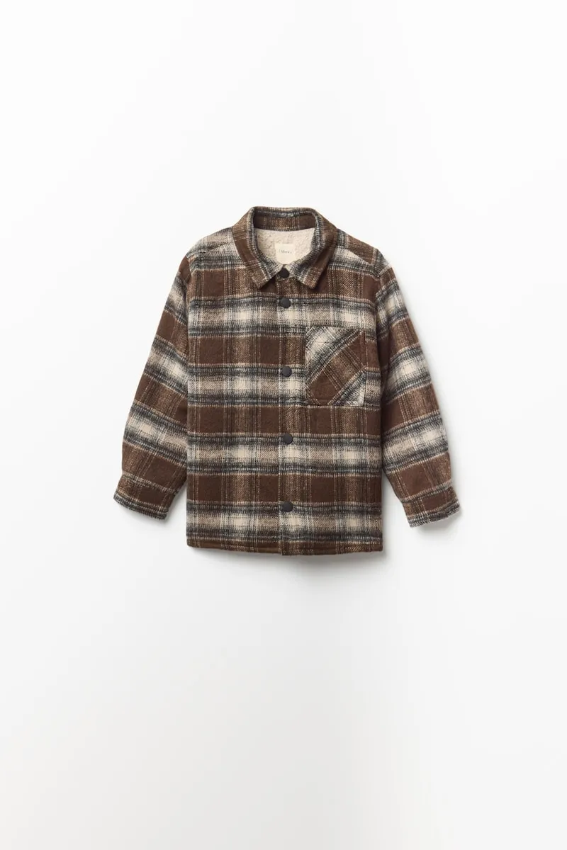 Рубашка с подкладкой из искусственной овчины Sfera, коричневый
Рубашка с подкладкой из искусственной овчины Sfera, коричневый