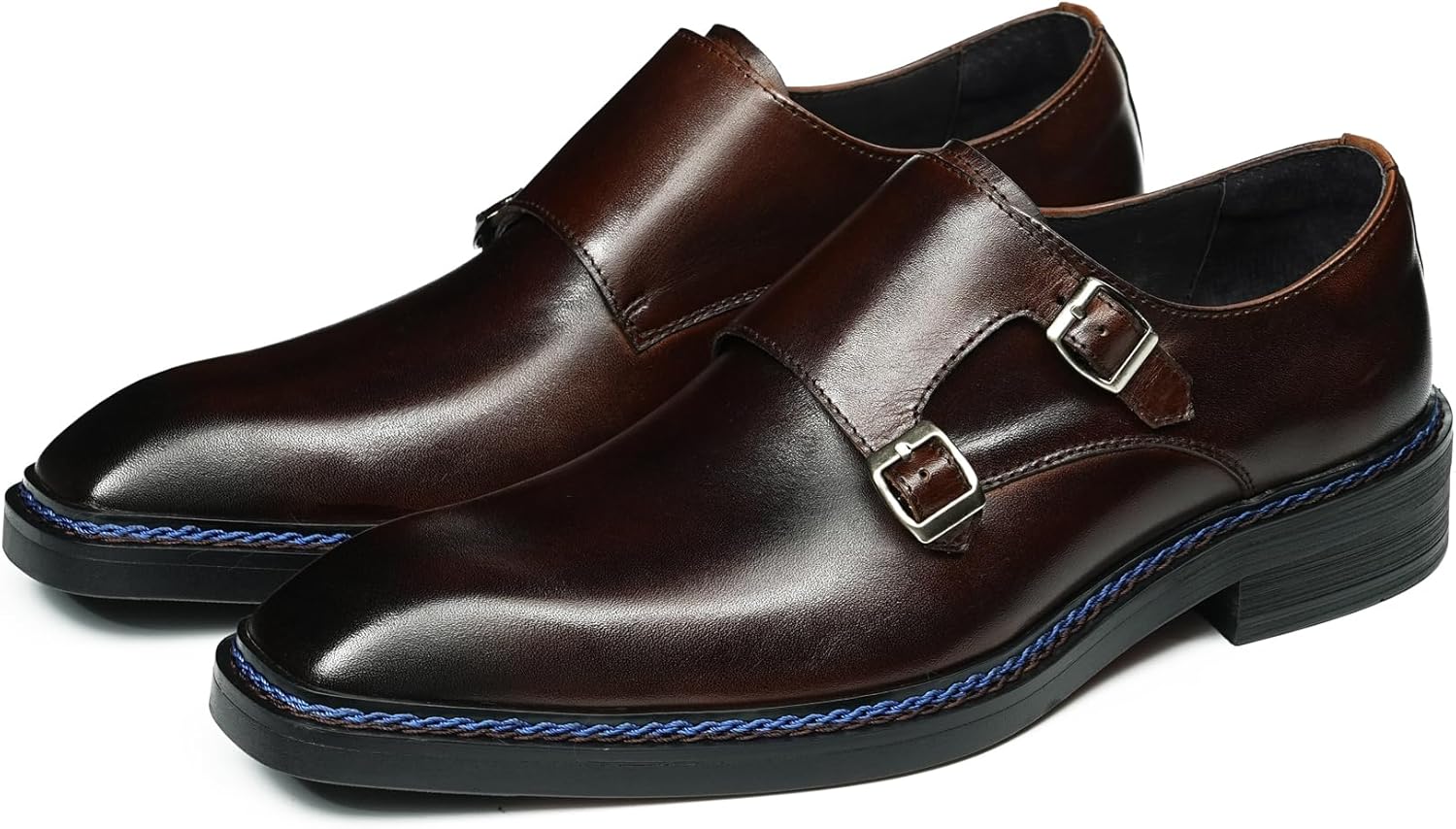 Мужские кожаные туфли с монашеским ремешком Neufboissee, Coffee
Мужские кожаные туфли с монашеским ремешком Neufboissee, Coffee