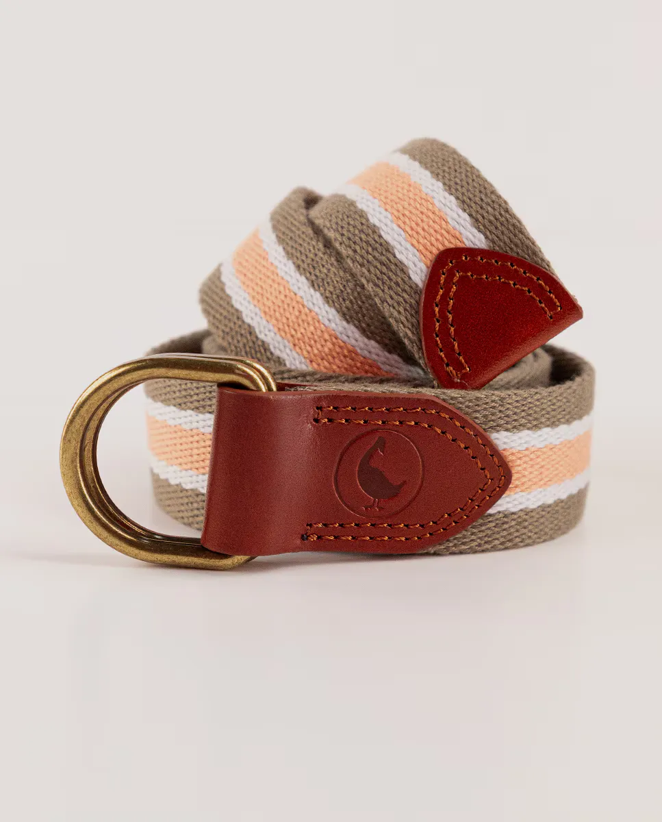 Мужской зеленый пояс с оранжевыми полосками El Ganso, оранжевый
Мужской зеленый пояс с оранжевыми полосками El Ganso, оранжевый