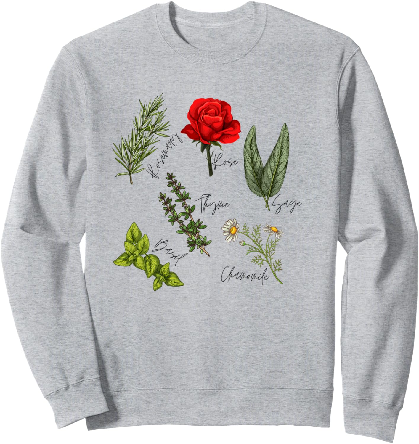 Искусство выращивания трав: тимьян, розмарин, базилик, ромашка. Толстовка серого цвета Herb Plants Botanical Garden Gardening Gardener
Искусство выращивания трав: тимьян, розмарин, базилик, ромашка. Толстовка серого цвета Herb Plants Botanical Garden Gardening Gardener