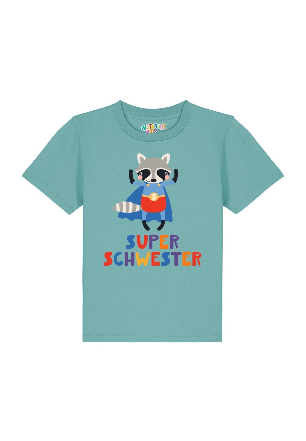 Футболка с принтом WASCHBÄR SUPERSCHWESTER Watapparel, цвет teal monstera
Футболка с принтом WASCHBÄR SUPERSCHWESTER Watapparel, цвет teal monstera