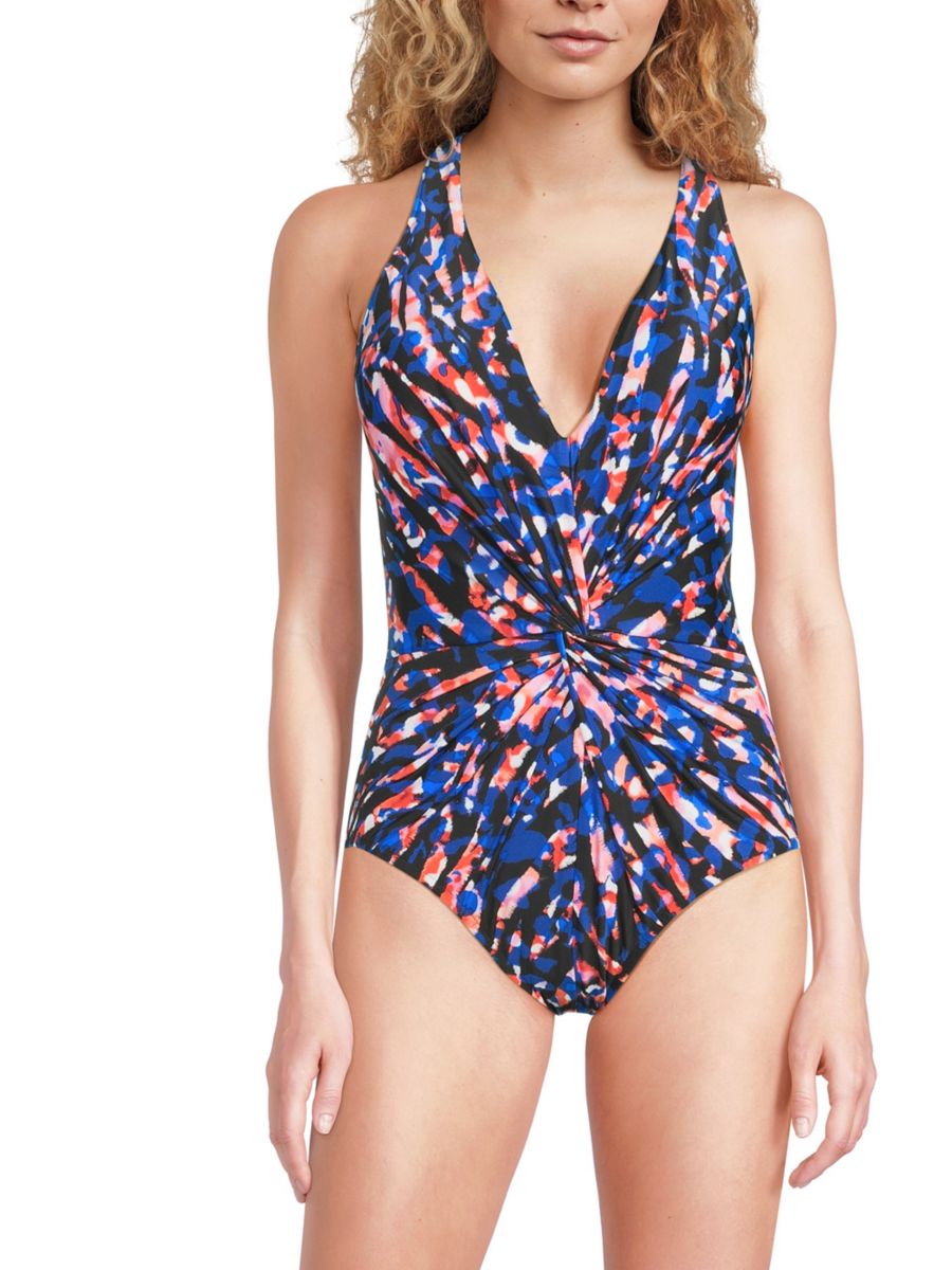 Слитный купальник Burano Drew Twist-Front Magicsuit, цвет Black Blue Multi
Слитный купальник Burano Drew Twist-Front Magicsuit, цвет Black Blue Multi