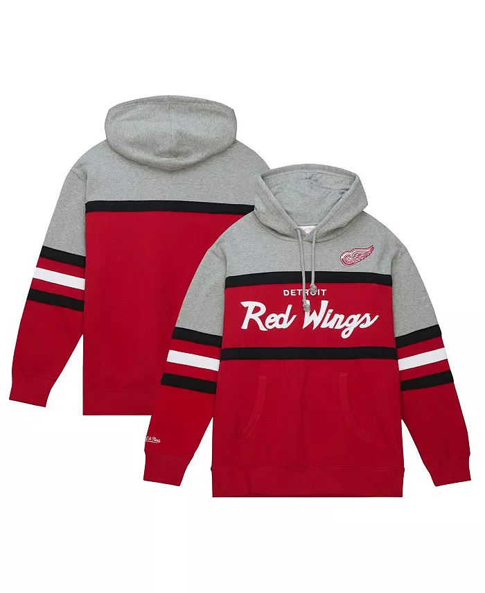 Мужская красная и серая толстовка с капюшоном Detroit Red Wings Head Coach Mitchell & Ness
Мужская красная и серая толстовка с капюшоном Detroit Red Wings Head Coach Mitchell & Ness