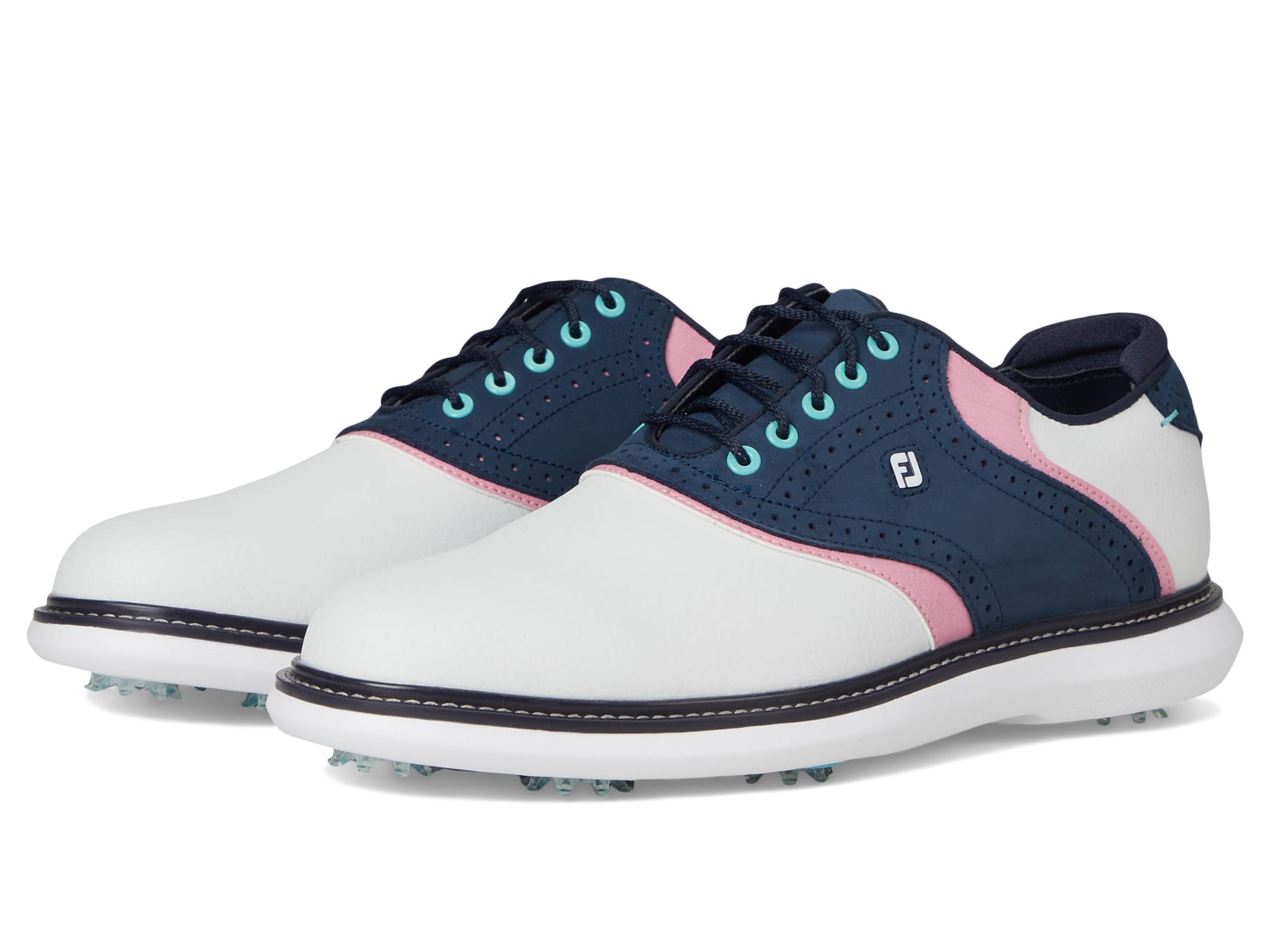 Кроссовки FootJoy Traditions Golf Shoes- Previous Season, цвет White/Blue/Pink
Кроссовки FootJoy Traditions Golf Shoes- Previous Season, цвет White/Blue/Pink