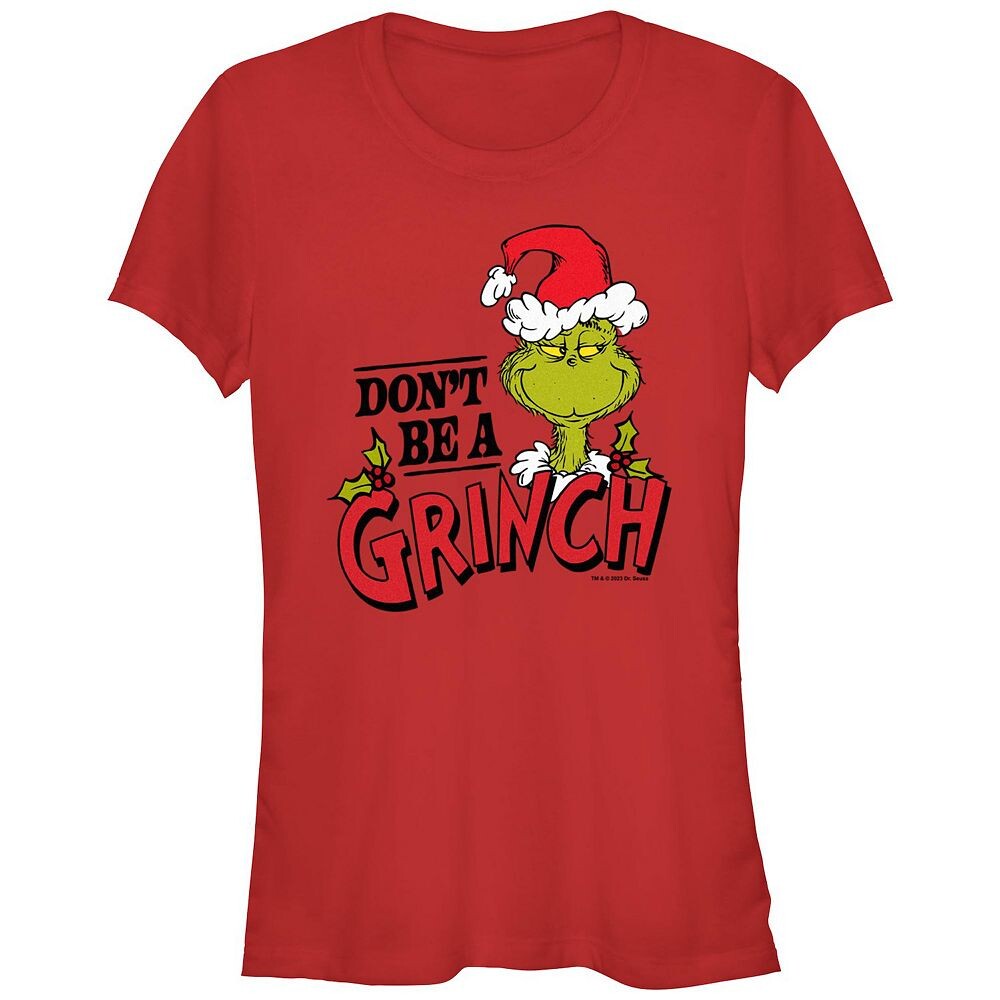 Детская футболка с рисунком «Доктор Сьюз» Don’t Be A Grinch, красный
Детская футболка с рисунком «Доктор Сьюз» Don’t Be A Grinch, красный
