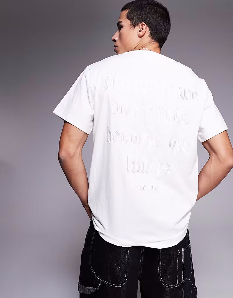 Футболка с надписью «Шестое июня» белого цвета Sixth June
Футболка с надписью «Шестое июня» белого цвета Sixth June