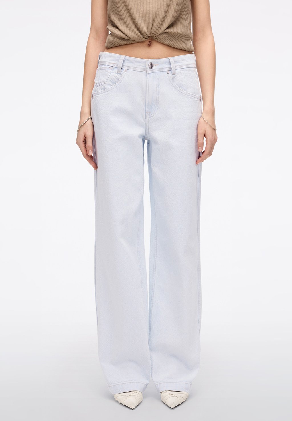 Мешковатые джинсы Miss Sixty, светло-голубой 
Мешковатые джинсы Miss Sixty, светло-голубой