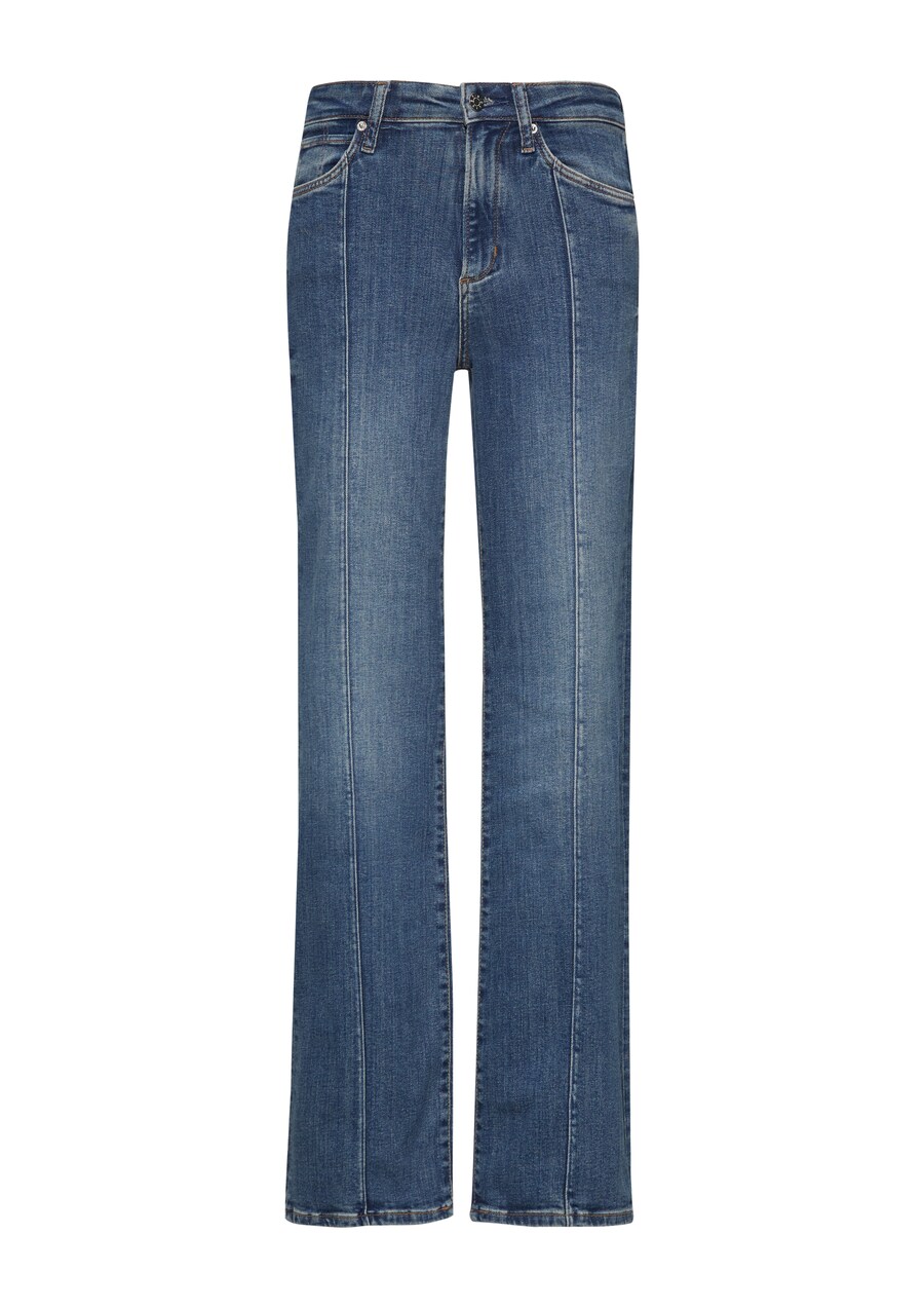 Расклешенные плиссированные джинсы s.Oliver, синий
Расклешенные плиссированные джинсы s.Oliver, синий