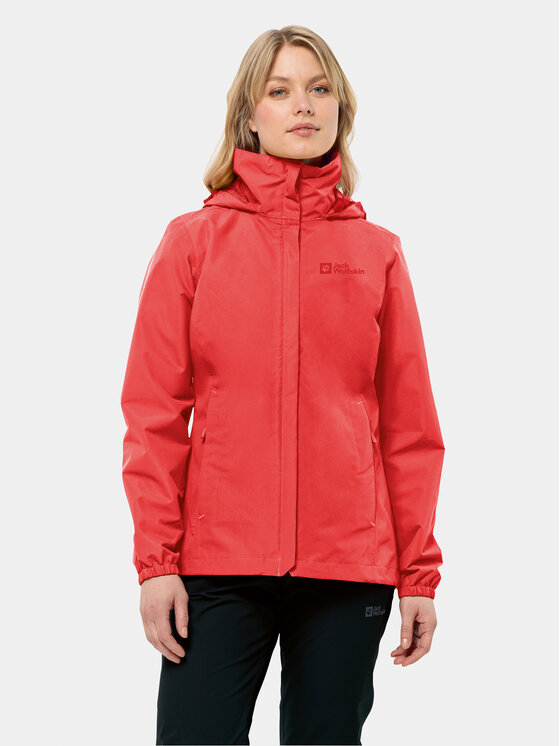 Дождевая куртка regular fit Stormy Point 1111202 Jack Wolfskin, красный
Дождевая куртка regular fit Stormy Point 1111202 Jack Wolfskin, красный