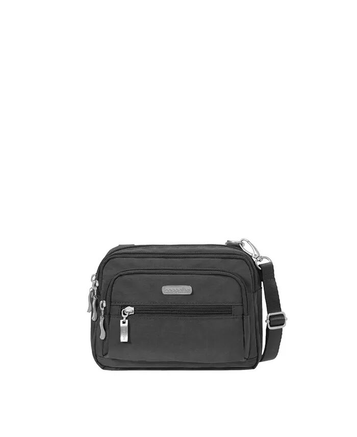 Женская сумка через плечо с тройной молнией Baggallini, серый
Женская сумка через плечо с тройной молнией Baggallini, серый