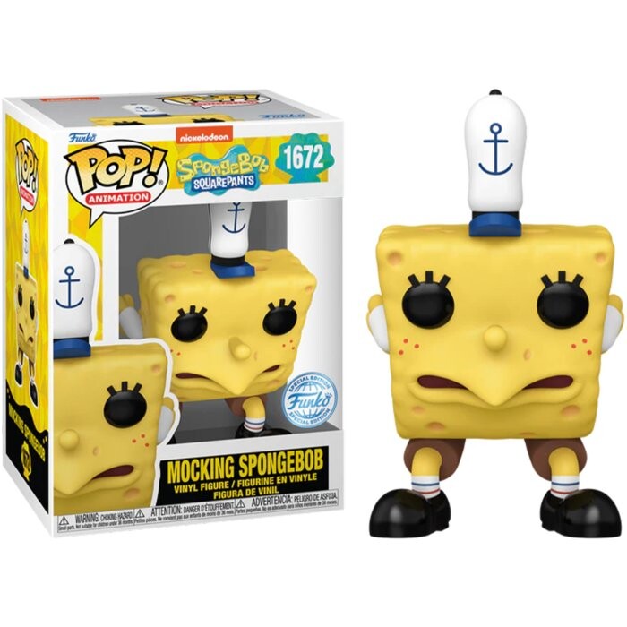 Funko POP SpongeBob SquarePants 1672 Насмешливый Губка Боб, специальное издание Funko POP!
Funko POP SpongeBob SquarePants 1672 Насмешливый Губка Боб, специальное издание Funko POP!