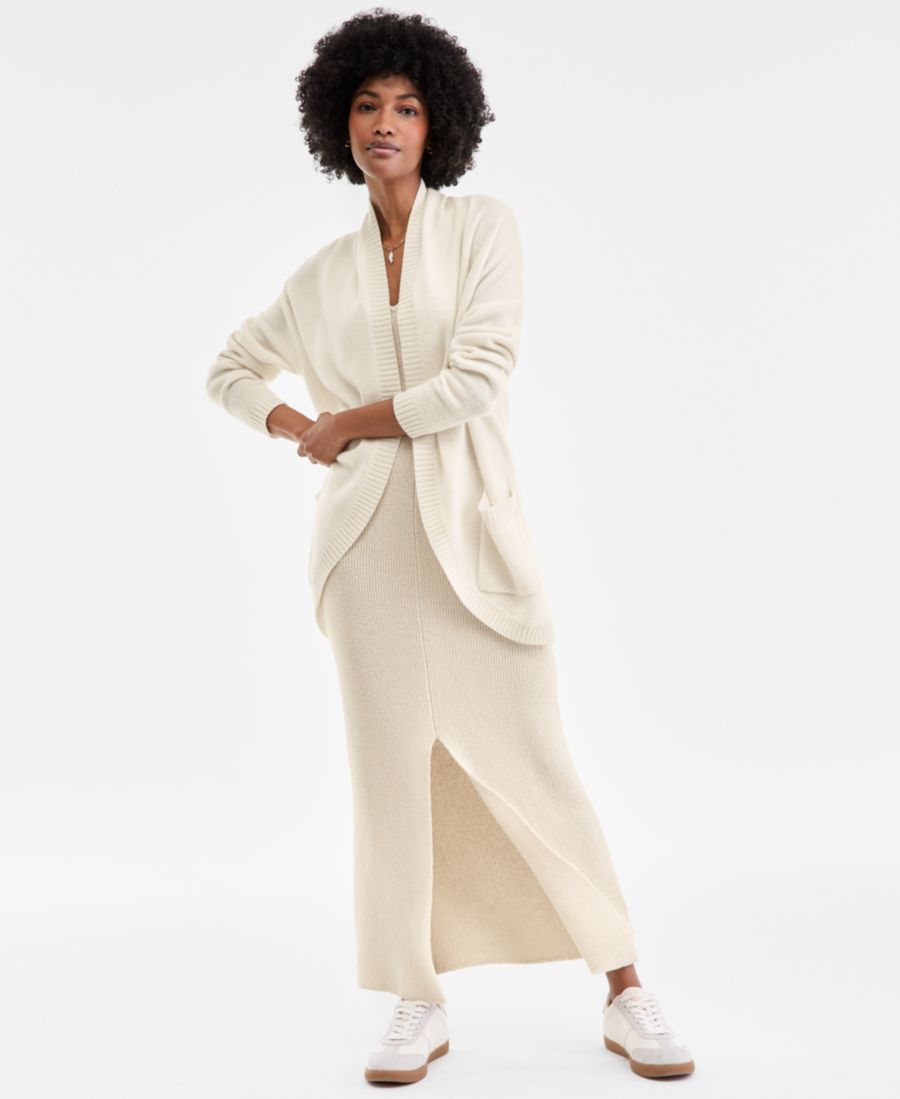 Женский кардиган-кокон из 100% кашемира, эксклюзивно представлен в Macy's Charter Club, Vanilla Ice
Женский кардиган-кокон из 100% кашемира, эксклюзивно представлен в Macy's Charter Club, Vanilla Ice