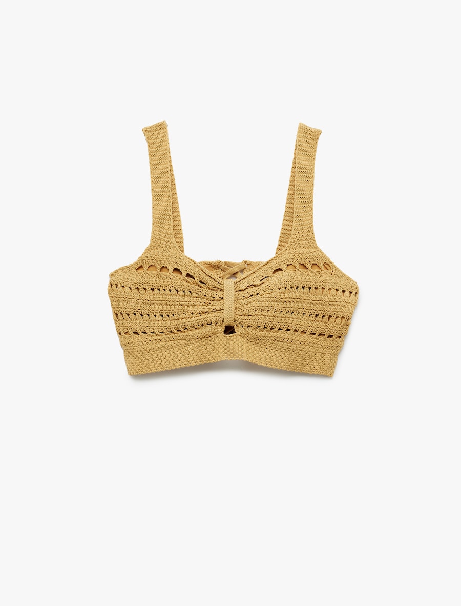 Вязаный топ Koton, горчица
Вязаный топ Koton, горчица