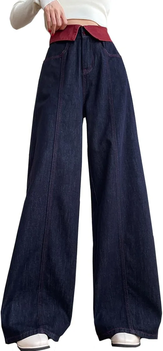 Женские джинсы Fashion High Waist с широкими штанинами и прямым кроем kakarin choyx
Женские джинсы Fashion High Waist с широкими штанинами и прямым кроем kakarin choyx