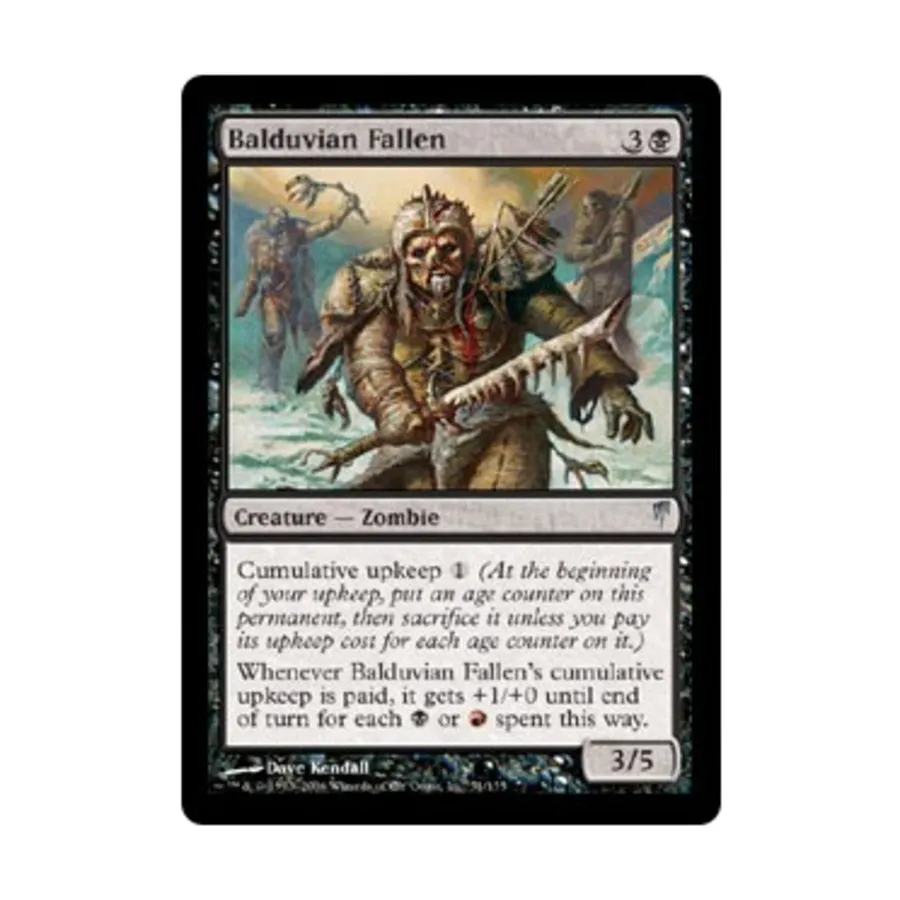 CCG Балдувиан Падший (U), MTG - Coldsnap
CCG Балдувиан Падший (U), MTG - Coldsnap