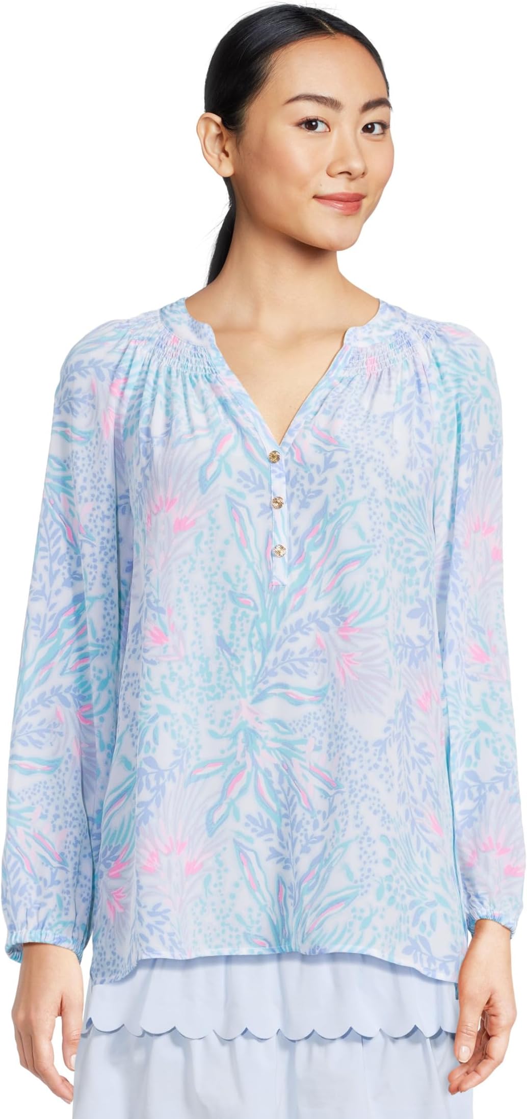 Топ Lilly Pulitzer Elsa Top, Multi Via Del MarSee Less
Топ Lilly Pulitzer Elsa Top, Multi Via Del MarSee Less
