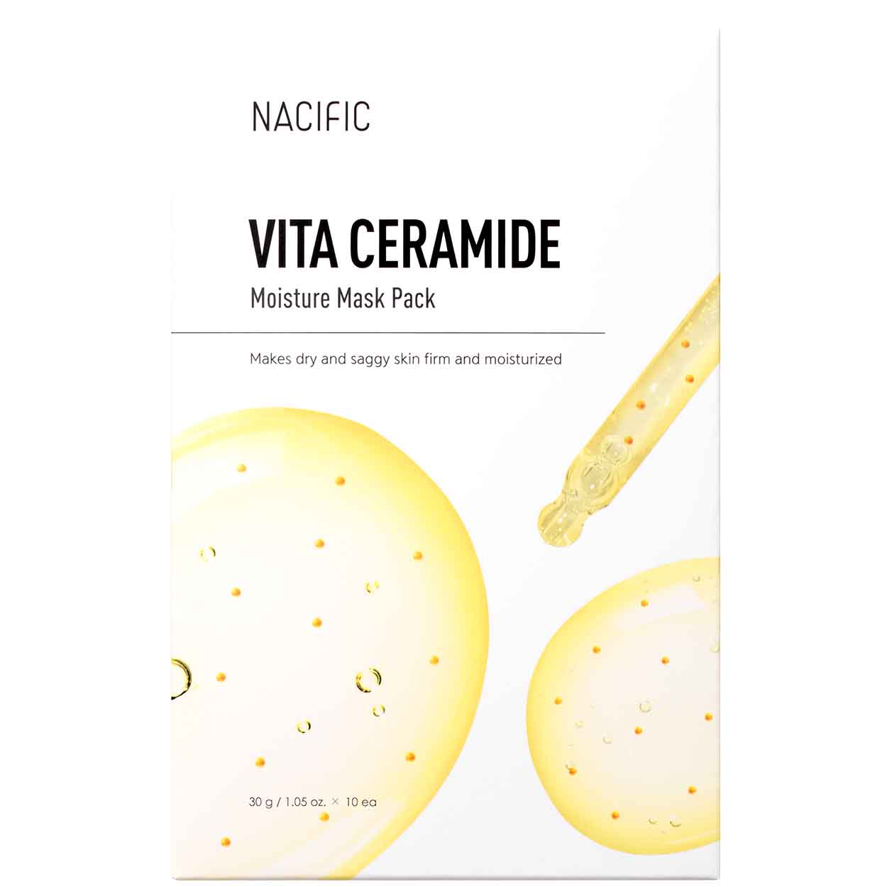 Увлажняющая тканевая маска с керамидами vita ceramide moisture mask Nacific, количество 1 шт.
Увлажняющая тканевая маска с керамидами vita ceramide moisture mask Nacific, количество 1 шт.