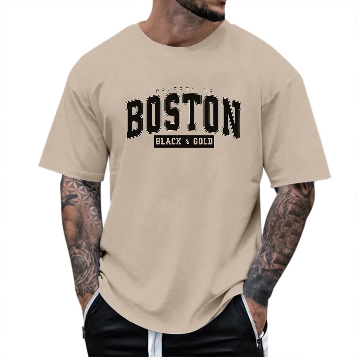 Мужская футболка с коротким рукавом и принтом в городском стиле
Мужская футболка с коротким рукавом и принтом в городском стиле