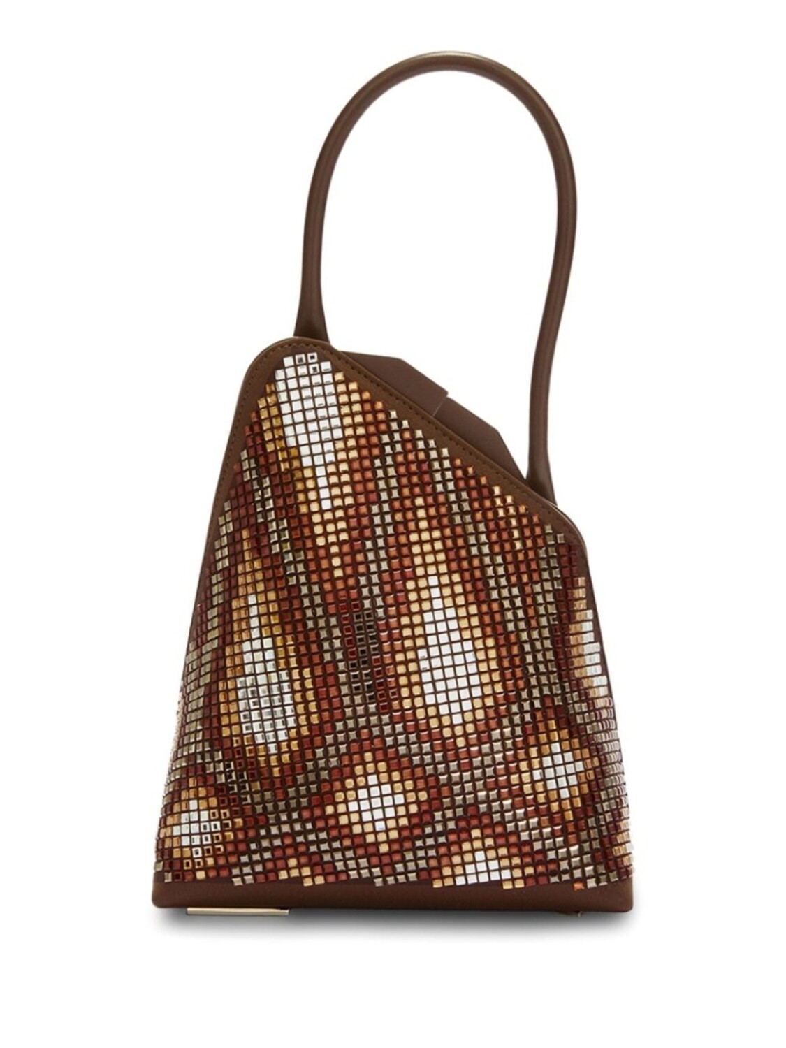 The Attico атласная сумка-тоут Sunset, коричневый 
The Attico атласная сумка-тоут Sunset, коричневый