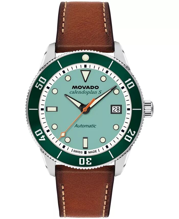 Мужские швейцарские автоматические часы Calendoplan S из коньячной кожи, 40 мм Movado
Мужские швейцарские автоматические часы Calendoplan S из коньячной кожи, 40 мм Movado
