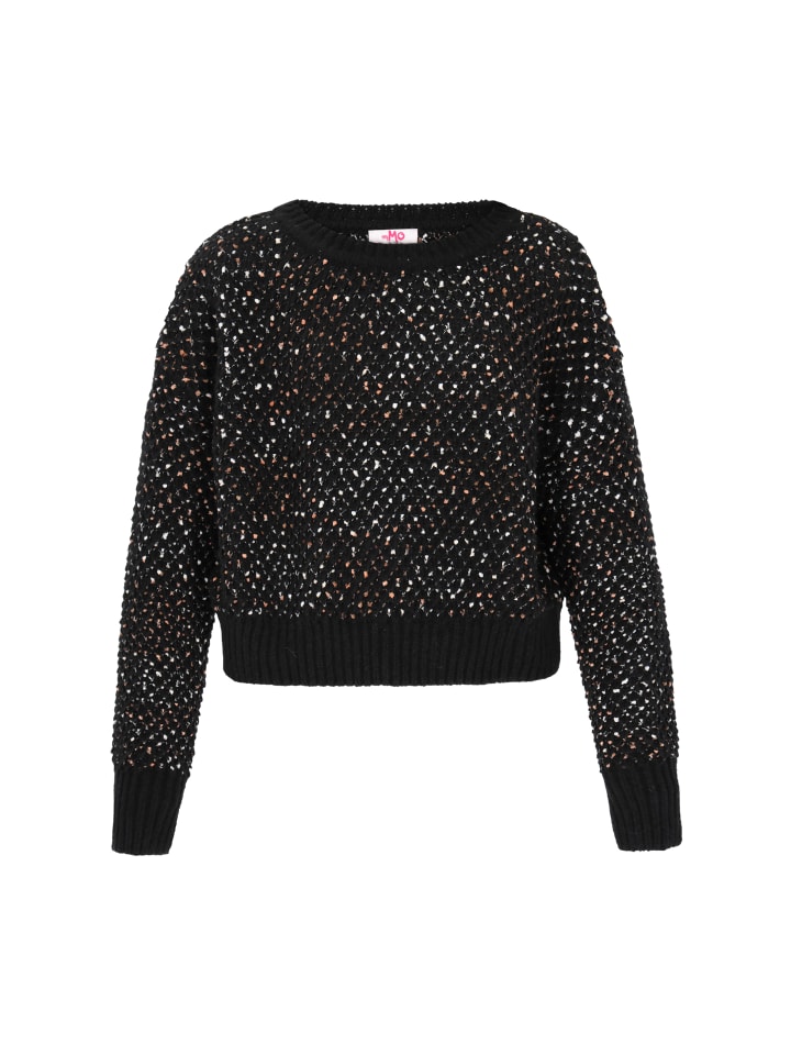 Женский свитер черного меланжа myMo
Женский свитер черного меланжа myMo