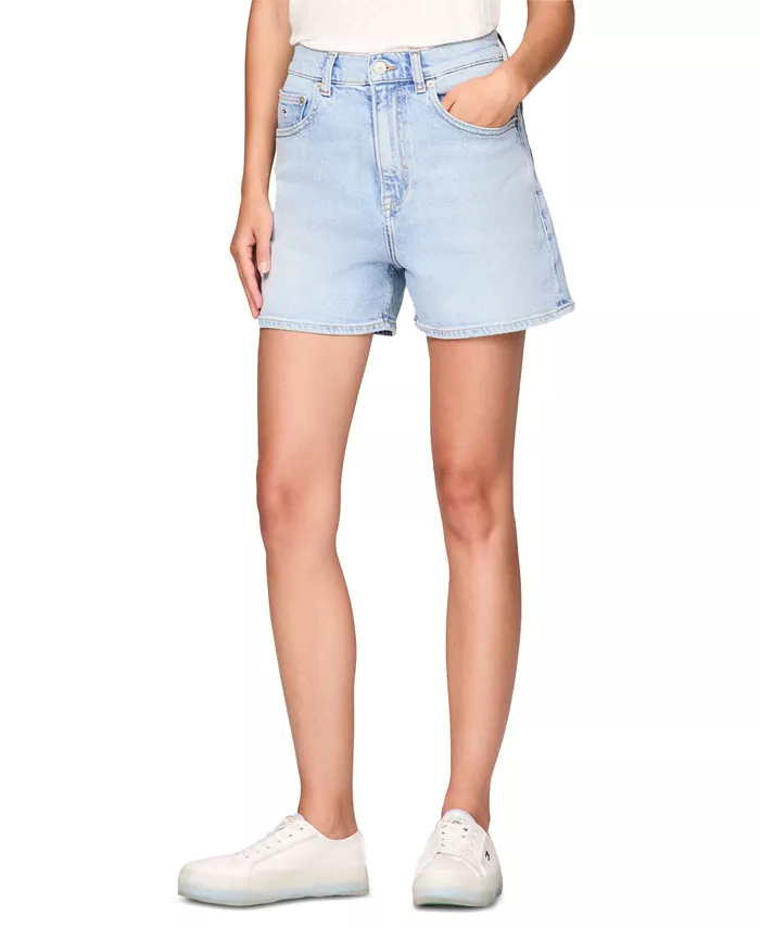 Женские джинсовые шорты Mom с высокой посадкой Tommy Jeans, синий
Женские джинсовые шорты Mom с высокой посадкой Tommy Jeans, синий