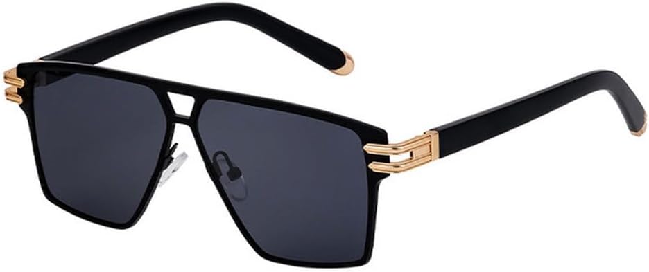 LVTFCO Металлические мужские солнцезащитные очки премиум-класса, модные ретро-очки, стильные солнцезащитные очки, зеркало для вождения, зеркало для ношения на улице, Black Gold
LVTFCO Металлические мужские солнцезащитные очки премиум-класса, модные ретро-очки, стильные солнцезащитные очки, зеркало для вождения, зеркало для ношения на улице, Black Gold