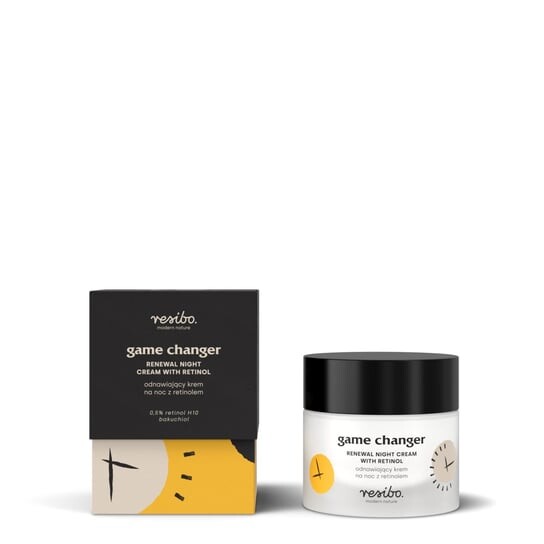 Натуральный крем с ретинолом, 30 мл Resibo, Game Changer
Натуральный крем с ретинолом, 30 мл Resibo, Game Changer